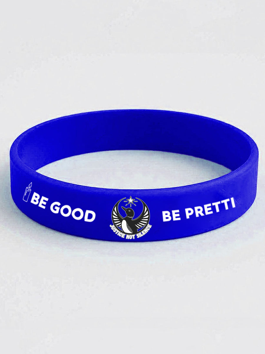 Justice Not Silence Be Good Be Pretti Resist Wristband