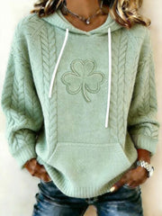 Women's St. Patrick's Day Print Casual Hoodie