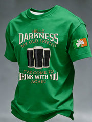 Men's Hello Darkness My Old Friend  T-shirt