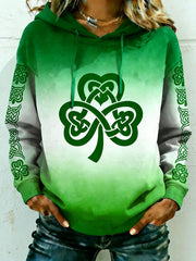 Women's Vintage St. Patrick's Day Printed Sweatshirt