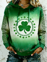Women's Vintage St. Patrick's Day Printed Sweatshirt