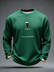 Men's Hello Darkness My Old Friend Waffle Long Sleeve T-Shirt