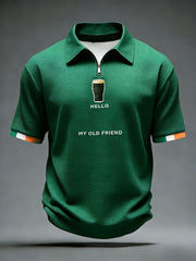 Men's  Hello Darkness My Old Friend  Waffle Short Sleeves T-shirt