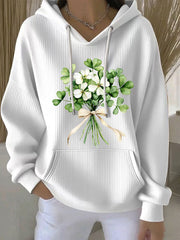Women's St. Patrick's Day Print Casual Hoodie