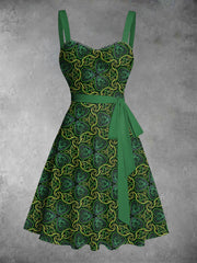 Women's St. Patrick's Day Printed Casual Dress