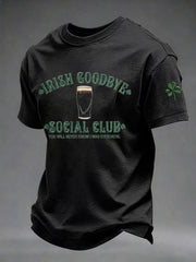 Men's St. Patrick's Day Printed Casual T-Shirt