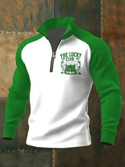 Men's Retro St. Patrick's Day Print Casual Sweatshirt