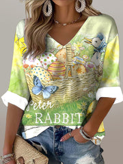 Women's Easter Commemorative Printed T-Shirt