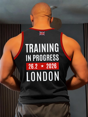Men' s Training In Progress  London Marathon Vests