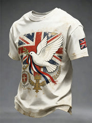 Men's victory in European war Printed T-shirt