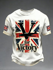 Men's V for Victory Printed T-shirt