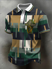 Men's Ireland Rugby Lover Shoulder 2 Shoulder Printed Casual Tops