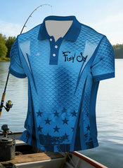 Men's Fishing Printed Shirt