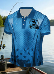 Men's I Was Thing About Fishing Printed Shirt
