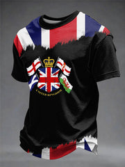 Men's Vintage British Lion Printed T-shirt