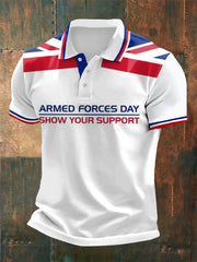 Men's Armed Forces Day polo shirt