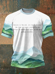 Men's Climb That Goddamn Mountain Print short sleeve t-shirt