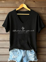 Women's 'Motherhood Is Kingdom Work' Printed Casual T-Shirt