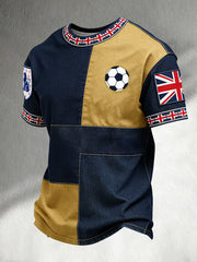 Men's British Rugby Printed T-shirt