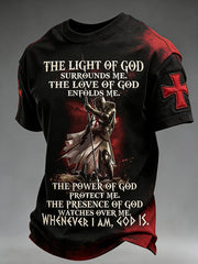 Men's St. George's Day Themed Printed T-Shirt