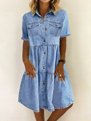 Women's Casual Elegant Denim Dress