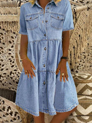 Women's Casual Elegant Denim Dress