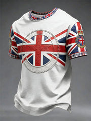 Men's British Style Printed T-shirt