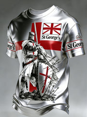 Men's St George's Day Waffle Short Sleeve Tee