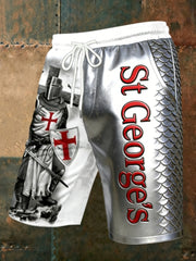 Men's St George's Day Casual  Shorts