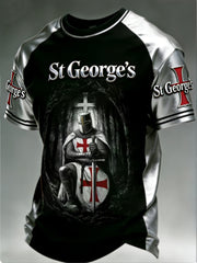 Men's St George's Day Waffle Short Sleeve Tee
