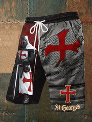 Men's St George's Day Casual  Shorts