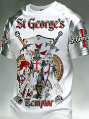 Men's St George's Day Waffle Short Sleeve Tee