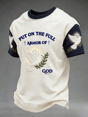 Retro Faith Art Print Casual T-Shirt