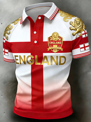 Retro British Football Fan-Style Casual Jersey