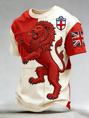 Retro British Football Fan-Style Casual Jersey