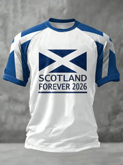 Unisex UK Scotland Football Lover 2026 Printed T-shirt