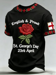 Men's St George's Day short sleeves t-shirt