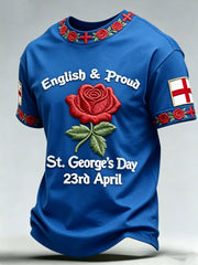 Men's St George's Day short sleeves t-shirt