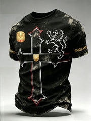 Retro British Football Fan-Style Casual Jersey