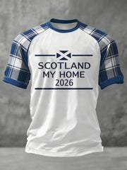Unisex UK Scotland Football Lover 2026 Printed T-shirt