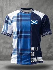 Men's Scotland Football Lover Printed Sweatshirt