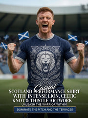 Men's UK Scotland Football Lover 2026 Printed T-shirt
