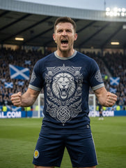 Men's UK Scotland Football Lover 2026 Printed T-shirt