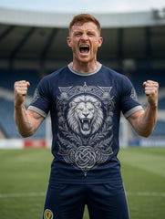 Men's UK Scotland Football Lover 2026 Printed T-shirt