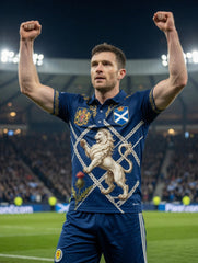 Men's UK Scotland Football Lover 2026 Printed T-shirt
