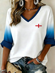 Retro British Football Fan-Style Casual Jersey