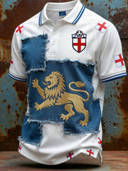 Retro British Football Fan-Style Casual Jersey