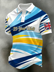 Men's Coventry Football Fan Art Print Polo Shirt