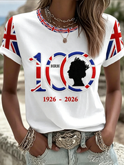 Women's Queen's 100th Anniversary Short-sleeved T-shirt