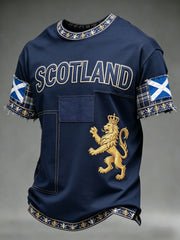 Unisex UK Scotland Football Lover 2026 Printed T-shirt